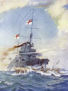 HMS Birmingham rammade den tyska ubåten U-15, 9 augusti 1914
