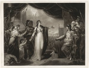 Timoclea för Alexander Timoclea inför Alexander (titel på objekt) av H. Gillbank