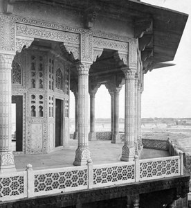 Jasmine Tower, Agra Fort, Agra, Indien, tidigt 1900-tal.