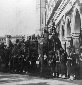 Vicekonungarnas elefant, Delhi, Indien, 1900-talet.