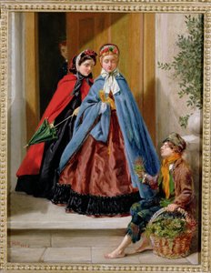 Blomsterförsäljaren, 1862 av H. Hilt