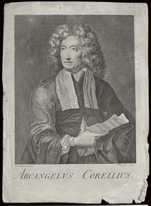 Arcangelo Corelli (1653-1713) graverad av Van der Gucht av H. Howard
