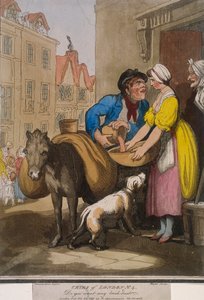 "Vill du ha något tegelstoft", skylt VI av Cries of London, 1799