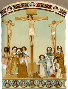 Kristus på korset, 1400-talet 1849. av H Moulin