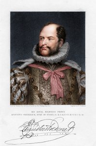 Prins Augustus Frederick, hertig av Sussex, 1800-talet av H. Robinson