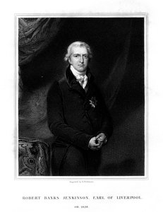 Robert Banks Jenkinson, 2nd Earl of Liverpool, Storbritanniens premiärminister, 1834.