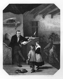 Gysbert Japiks, 1600-talsfrisisk författare, poet, skollärare och kantor, ca 1870