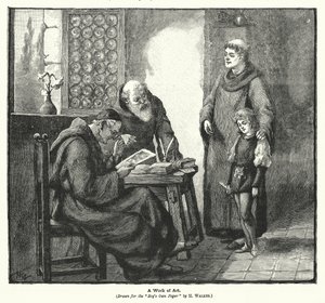 Ett konstverk (litografi) av H. Walker