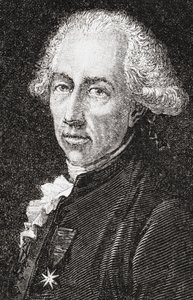 Francois Alexandre Frederic, Duc de la Rouchefoucauld-Liancourt, graverad av Pannemaker-Ligny, från 