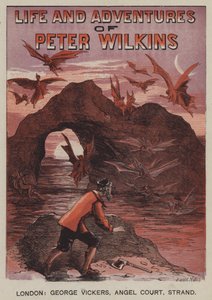 Peter Wilkins liv och äventyr (litho i färg)