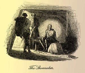 En berättelse om två städer av Charles Dickens av Hablot Knight Browne