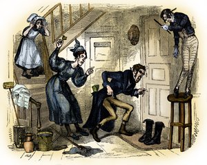 Charles Dickens "The Old Curiosity Shop" av Hablot Knight Browne