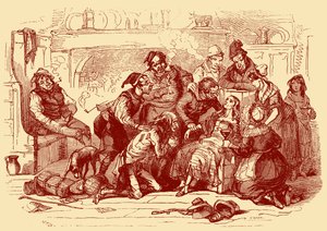 Charles Dickens "The Old Curiosity Shop" av Hablot Knight Browne