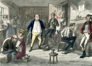 The Pickwick Club av Charles Dickens av Hablot Knight Browne