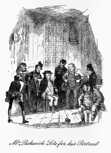 "Pickwick-tidningarna" - av Hablot Knight Browne