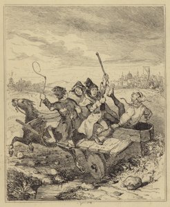 En irländsk Wake av Hablot Knight Browne