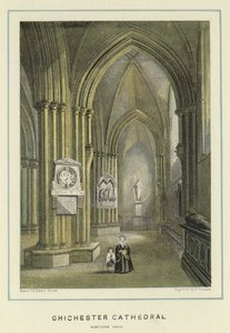 Chichester Cathedral, norra gången av Hablot Knight Browne