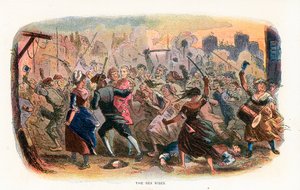 Illustration för A Tale of Two Cities av Hablot Knight Browne