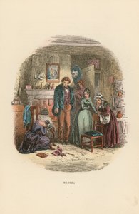 Illustration till David Copperfield av Hablot Knight Browne