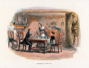 Illustration till David Copperfield av Hablot Knight Browne
