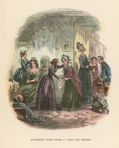 Illustration för Dombey och Son av Hablot Knight Browne