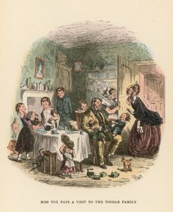 Illustration till Dombey and Son av Hablot Knight Browne