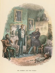 Illustration för Dombey och Son av Hablot Knight Browne