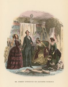 Illustration till Dombey and Son av Hablot Knight Browne