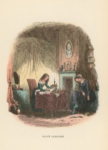 Illustration till Dombey and Son av Hablot Knight Browne