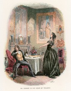 Illustration för Dombey och Son av Hablot Knight Browne