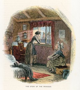 Illustration för lilla Dorrit av Hablot Knight Browne