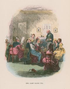 Illustration för Martin Chuzzlewit av Hablot Knight Browne