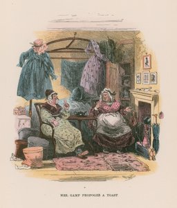 Illustration till Martin Chuzzlewit av Hablot Knight Browne