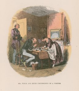 Illustration till Martin Chuzzlewit av Hablot Knight Browne