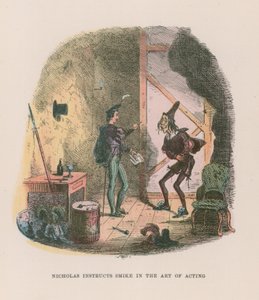 Illustration för Nicholas Nickleby av Hablot Knight Browne