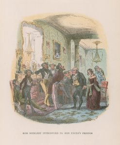 Illustration för Nicholas Nickleby av Hablot Knight Browne