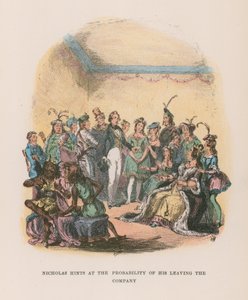 Illustration för Nicholas Nickleby av Hablot Knight Browne