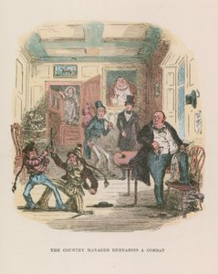 Illustration för Nicholas Nickleby av Hablot Knight Browne