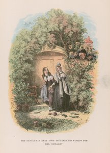 Illustration till Nicholas Nickleby av Hablot Knight Browne