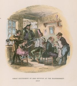 Illustration till Nicholas Nickleby av Hablot Knight Browne