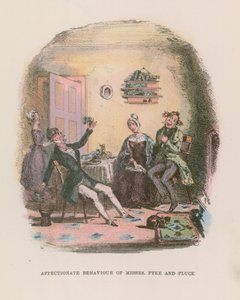 Illustration till Nicholas Nickleby av Hablot Knight Browne