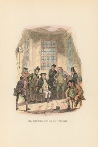 Illustration för Pickwick Papers av Hablot Knight Browne