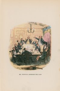Illustration för Pickwick Papers av Hablot Knight Browne