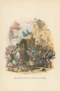 Illustration för Pickwick Papers av Hablot Knight Browne