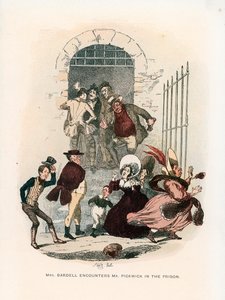 Illustration för Pickwick Papers av Hablot Knight Browne