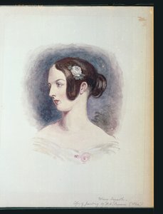 Mary Hogarth, ca 1890 (wc på papper) av Hablot Knight Browne