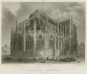 Notre Dame-katedralen, East End av Hablot Knight Browne