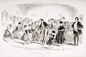 Dansskolan, illustration från 
