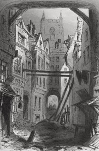 Tom ensams, illustration från 
