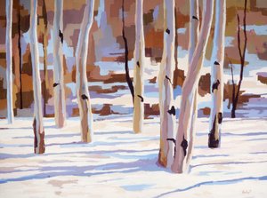 Fugue In Blue, ca 2017 (olja på duk)